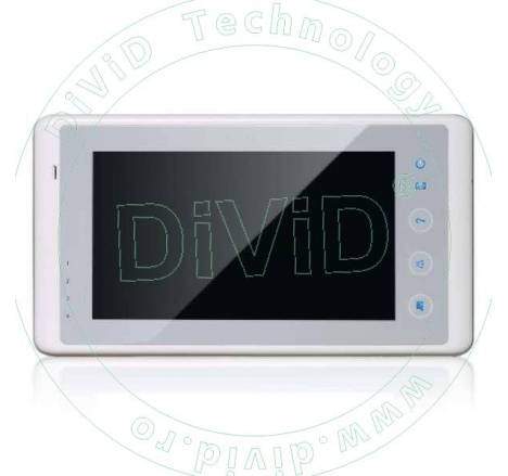 Monitor color videointerfon DT27-TD7-W