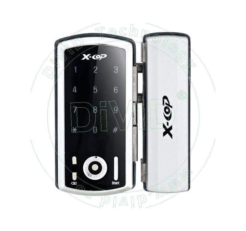 Yala electrica digitala pentru usi de sticla, deschidere cu tag si telecomanda YX-3000T-R